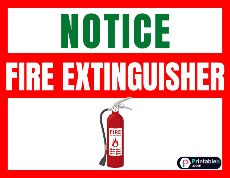 Fire extinguisher Point Sign