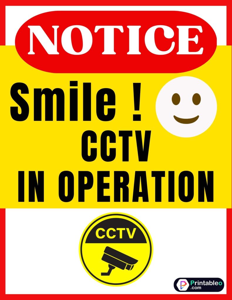 Free CCTV Signs