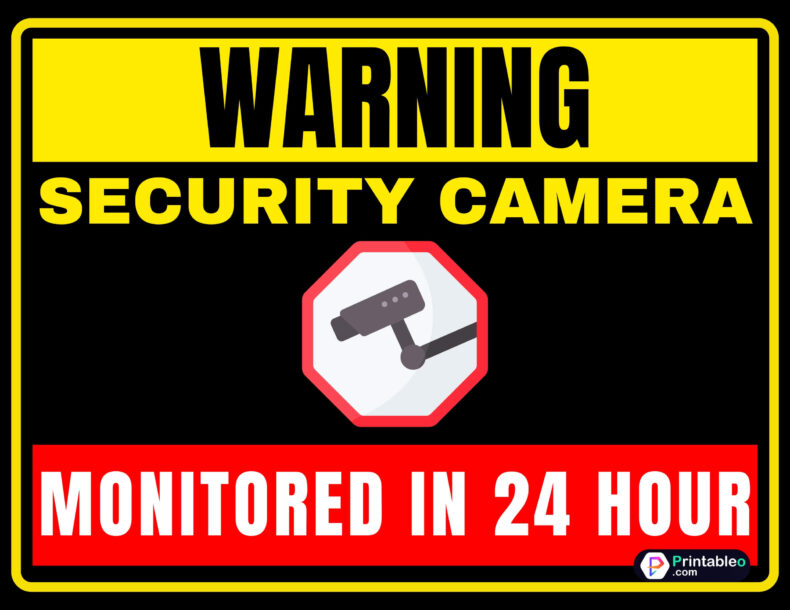 Free Printable Security Camera Signs Free Printable Security Camera Signs