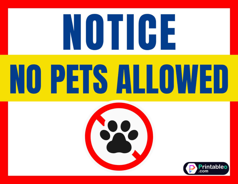 No Pets Allowed Symbol