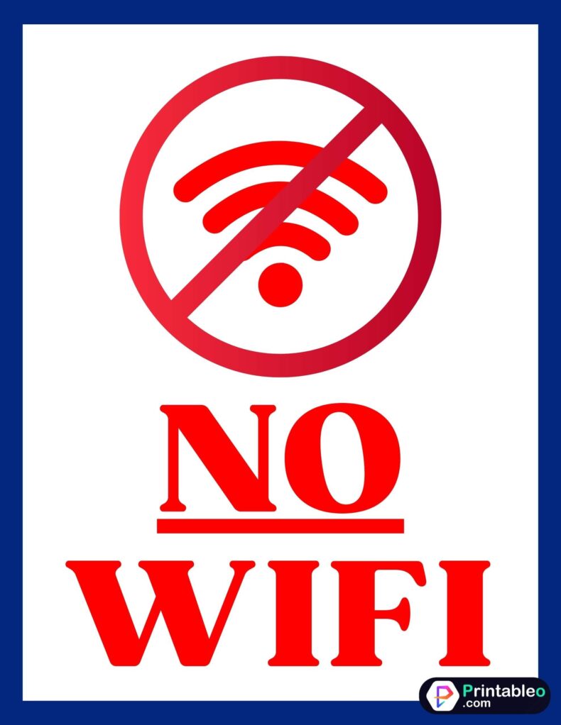 No Wifi Sign