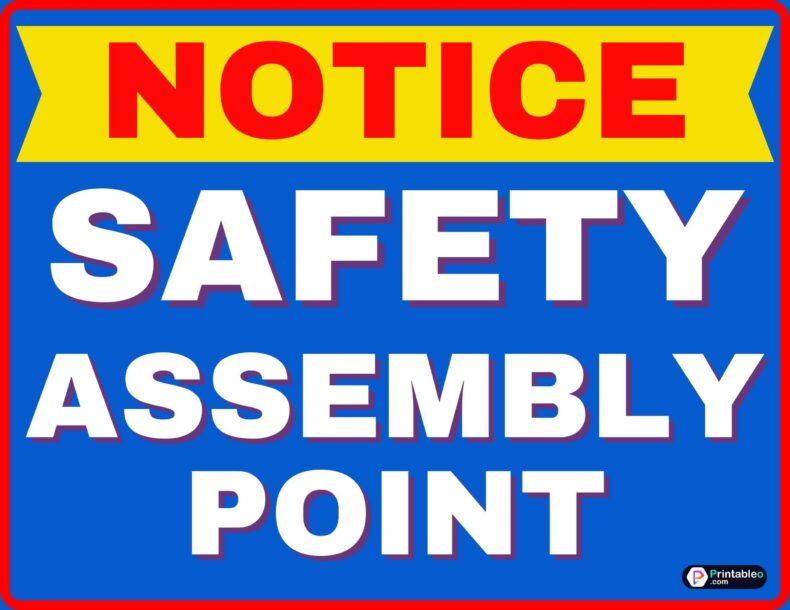 Safety Assembly Point Sign