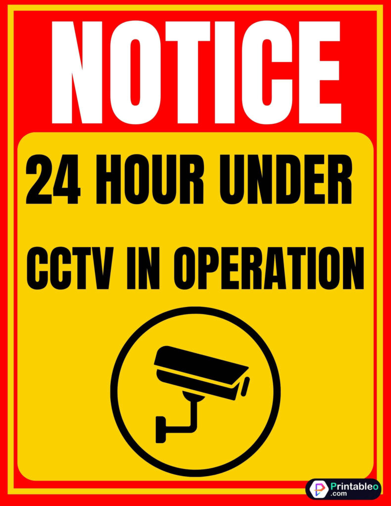 Signs For CCTV in Operation Signs