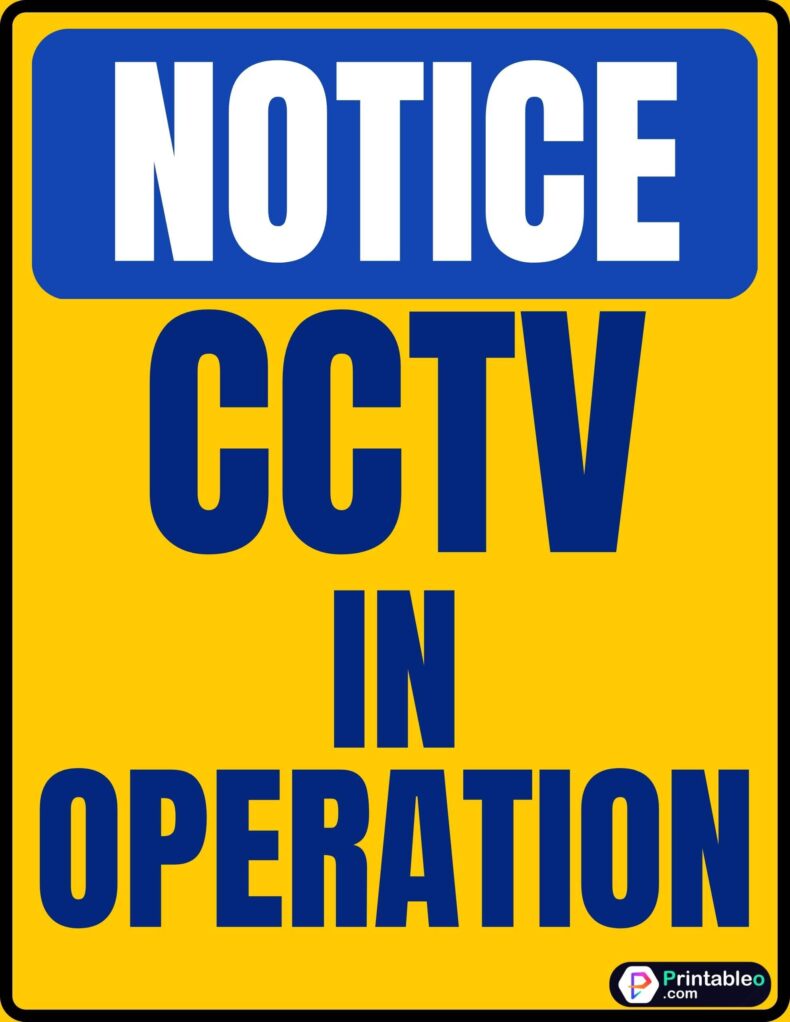 Signs For Cctv In Operation