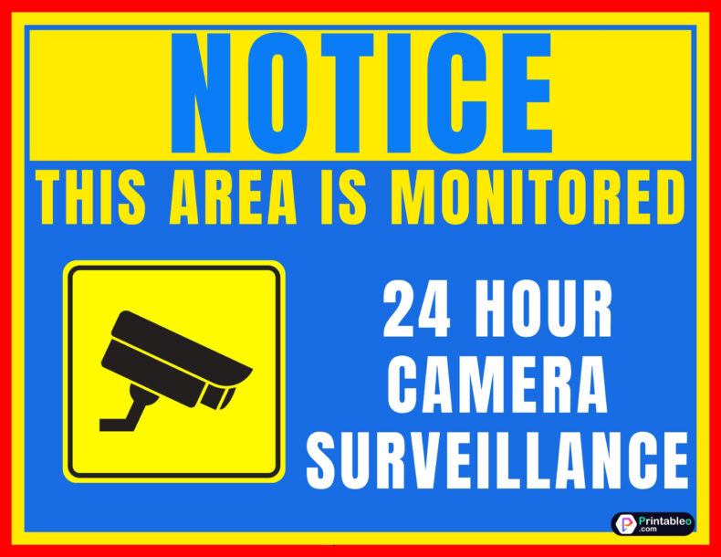 Video Camera Surveillance Signs