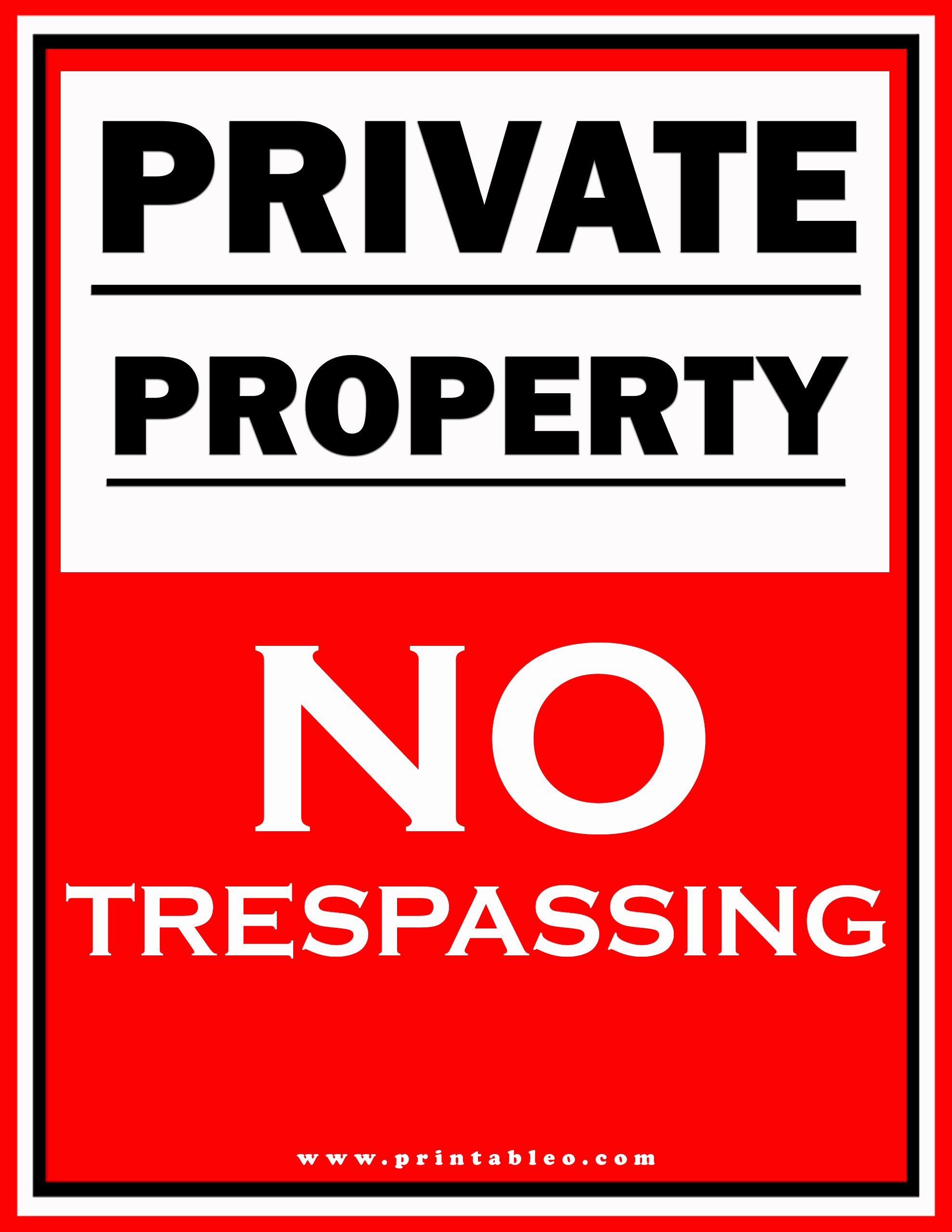 25 Printable No Trespassing Signs FREE Download 25 Printable No Trespassing Signs FREE Download