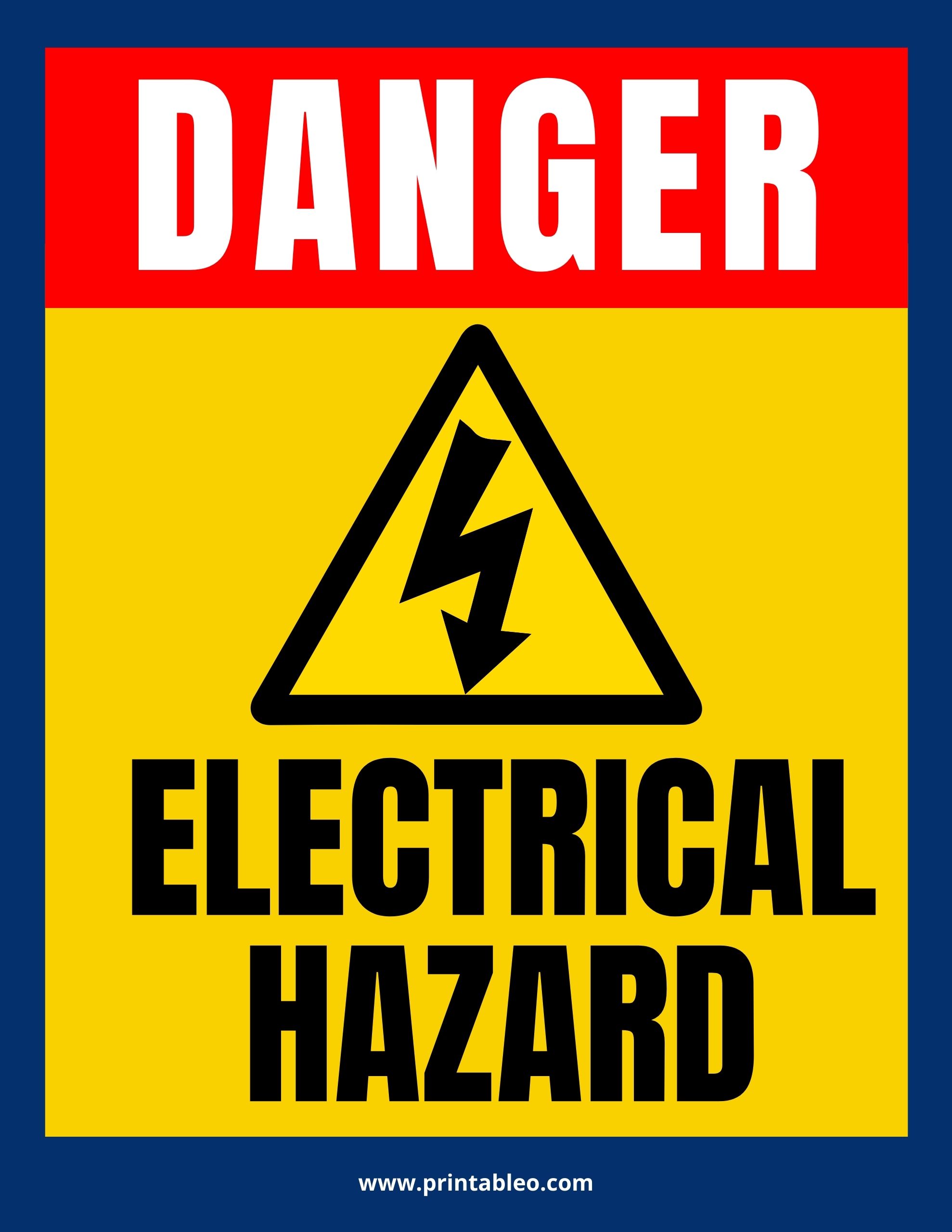 22+ Electrical Hazard Sign Download FREE Printable PDFs.