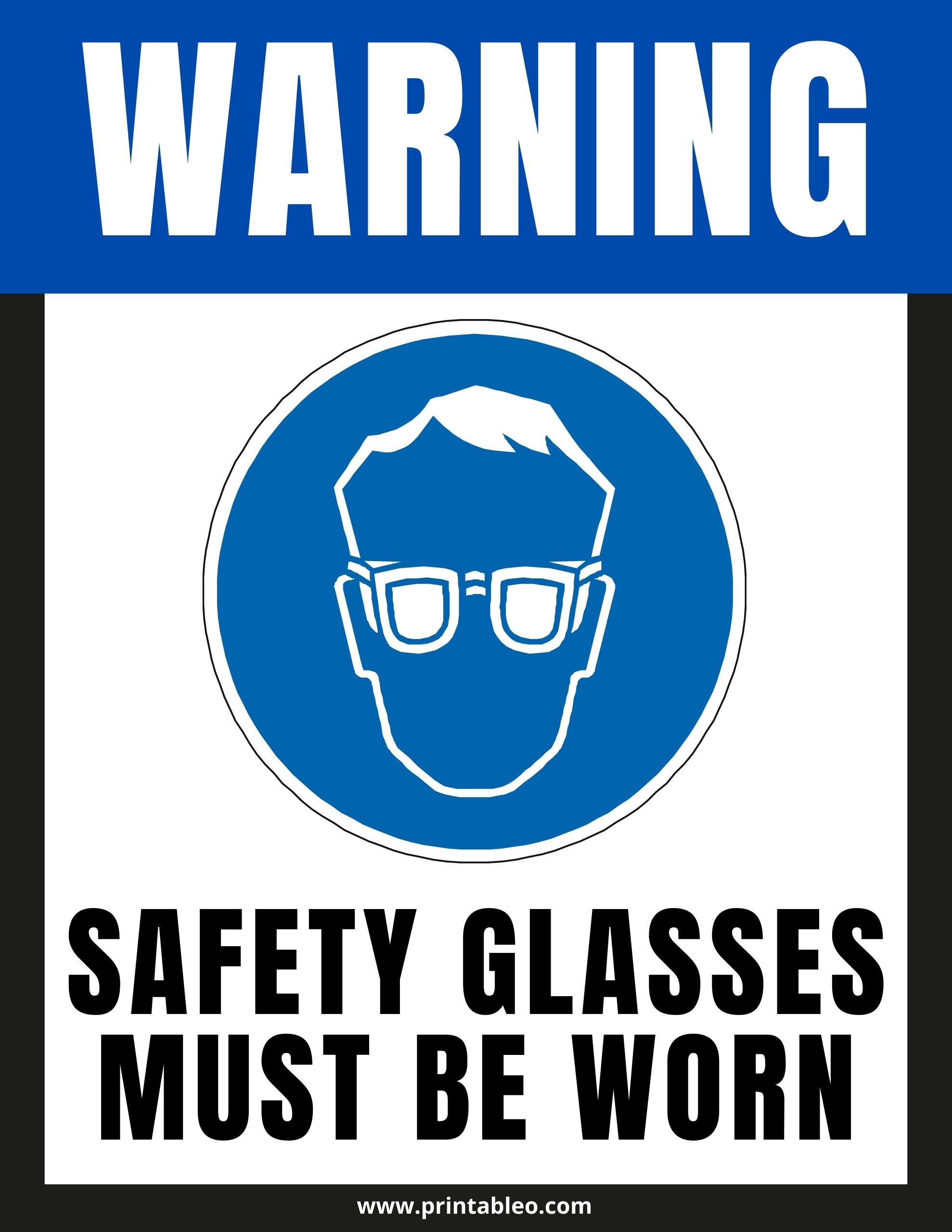 20+ Printable Warning Safety Sign | FREE PDF