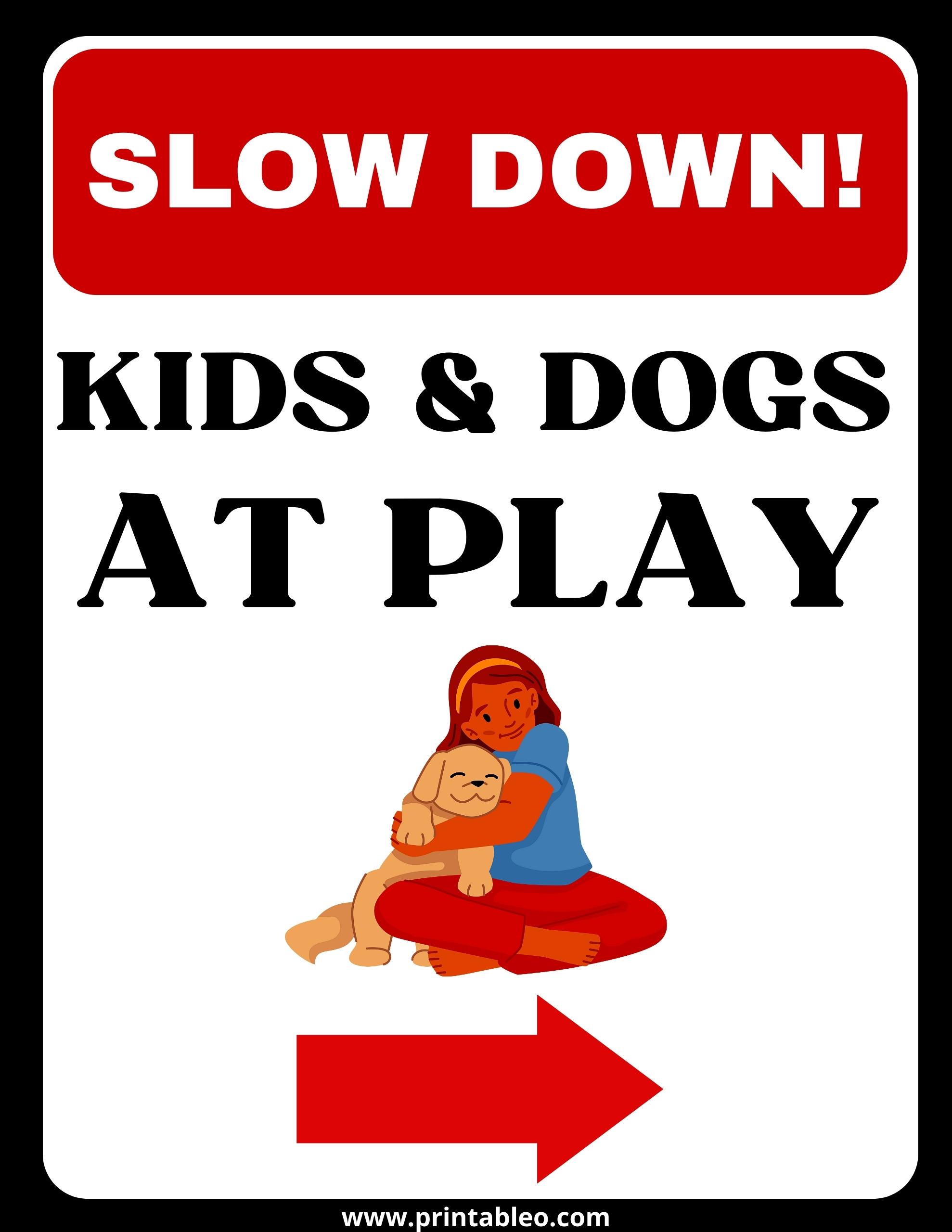 35+ Children Playing Signs | Download FREE Printable