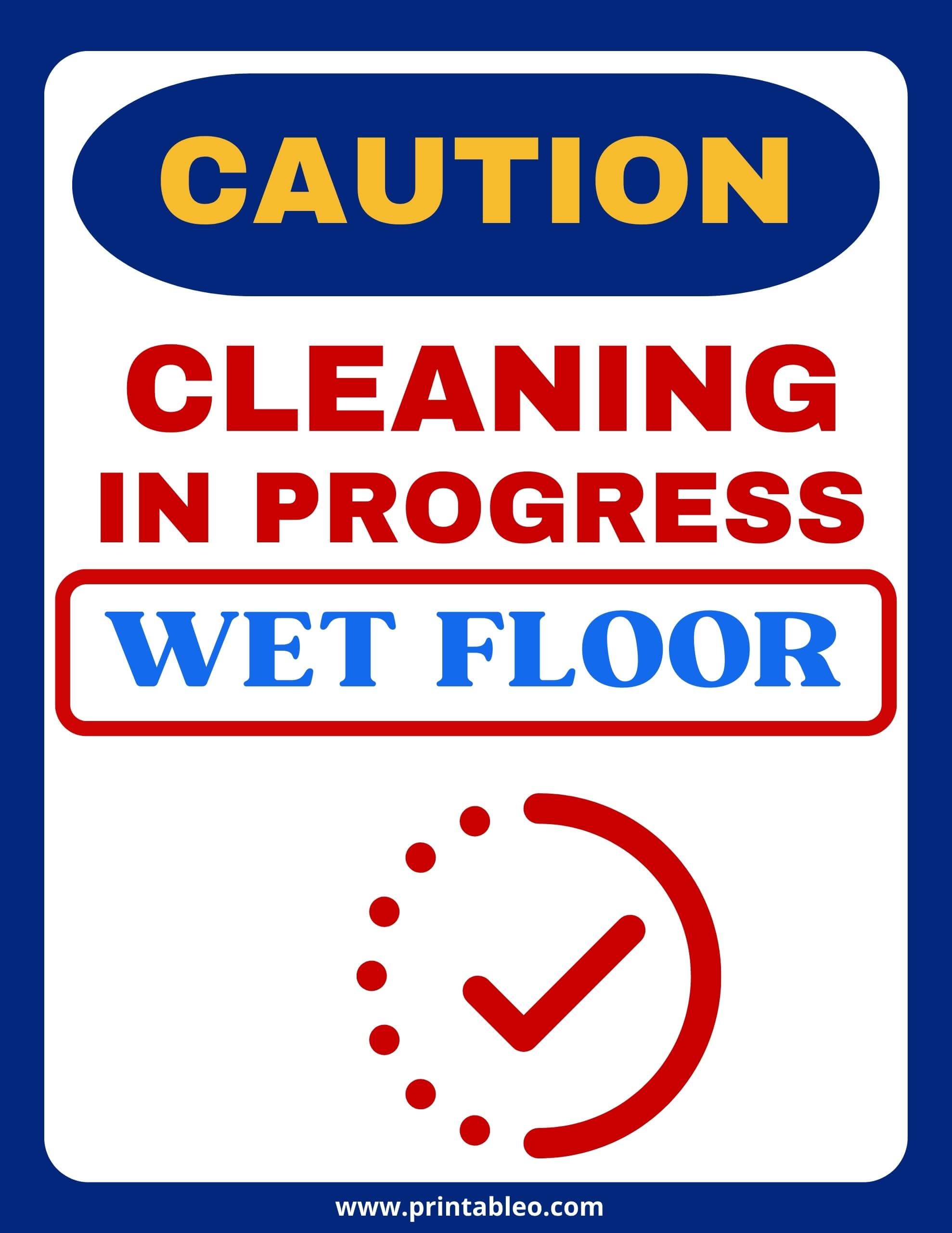 47+ Printable Wet Floor Signs Free Download