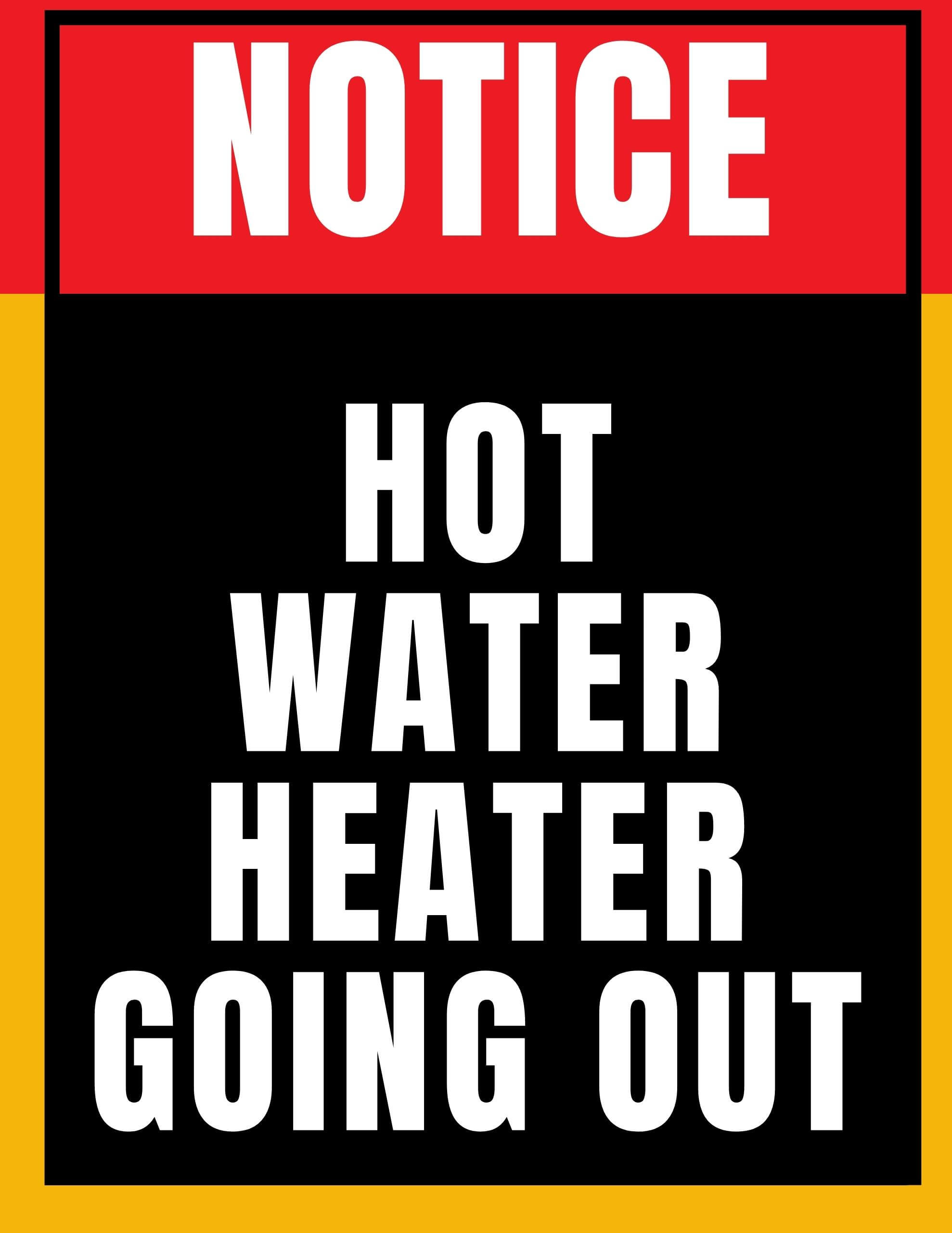 32+ Printable Hot Water Sign Templates