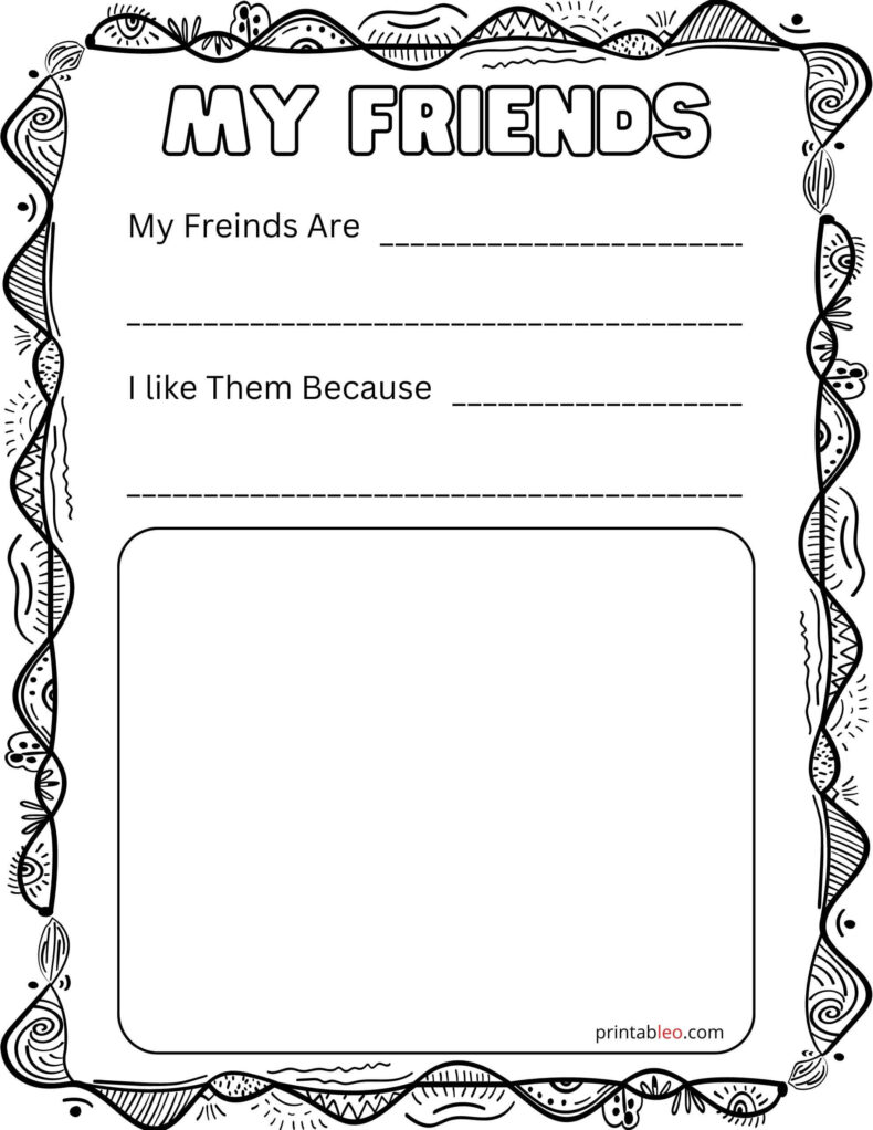 25+ Printable All About Me Worksheets - Printableo.Com