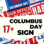 Columbus Day Sign