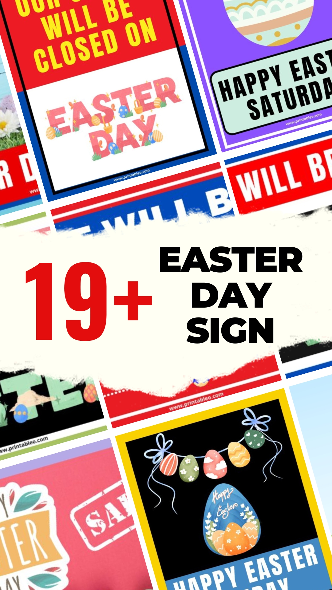 19+ Easter Day Sign