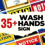 35+ Wash Hands Sign