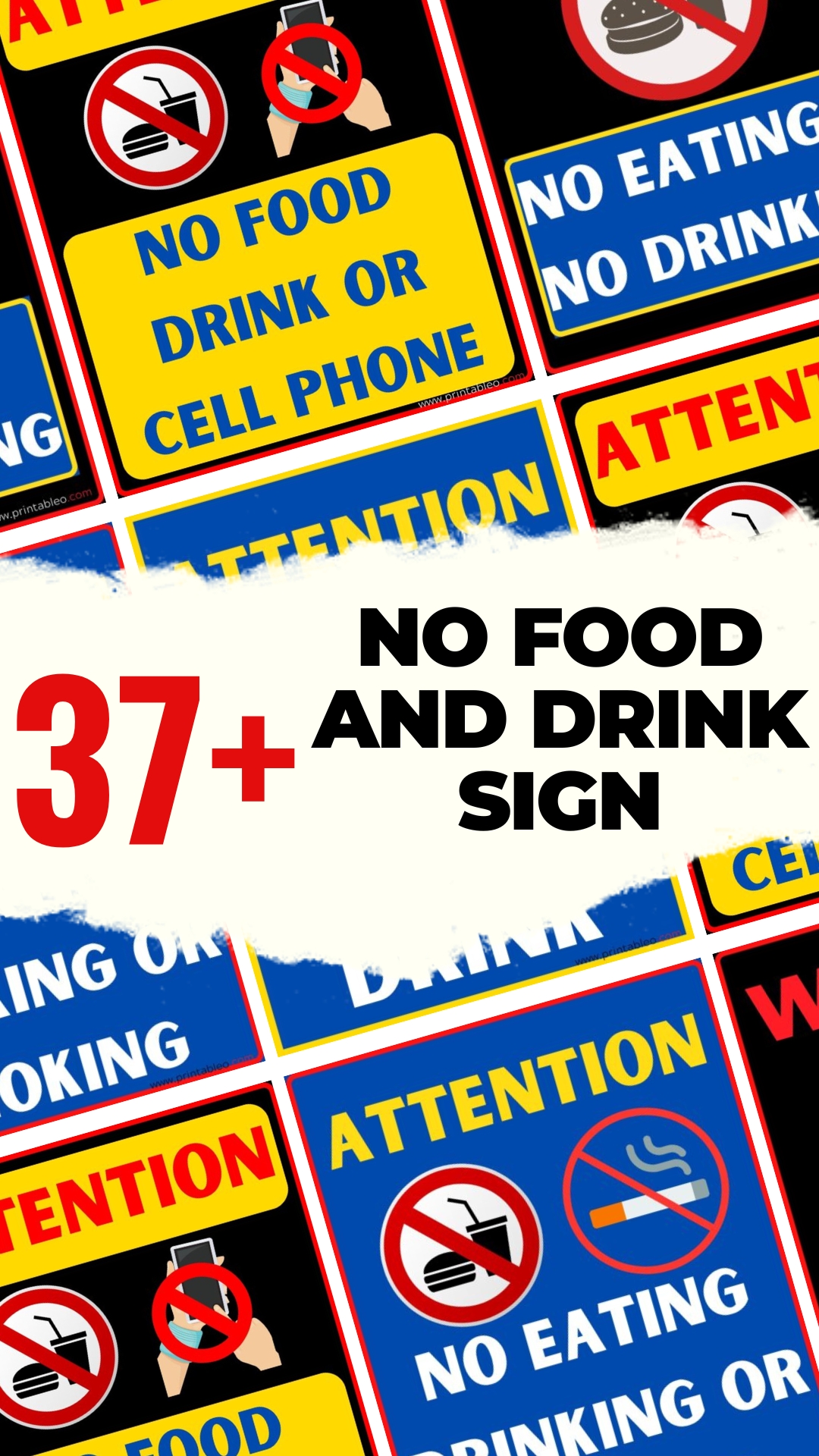 37+ NO FOOD AND DRINK SIGN