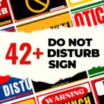 42+ Do Not Disturb Sign