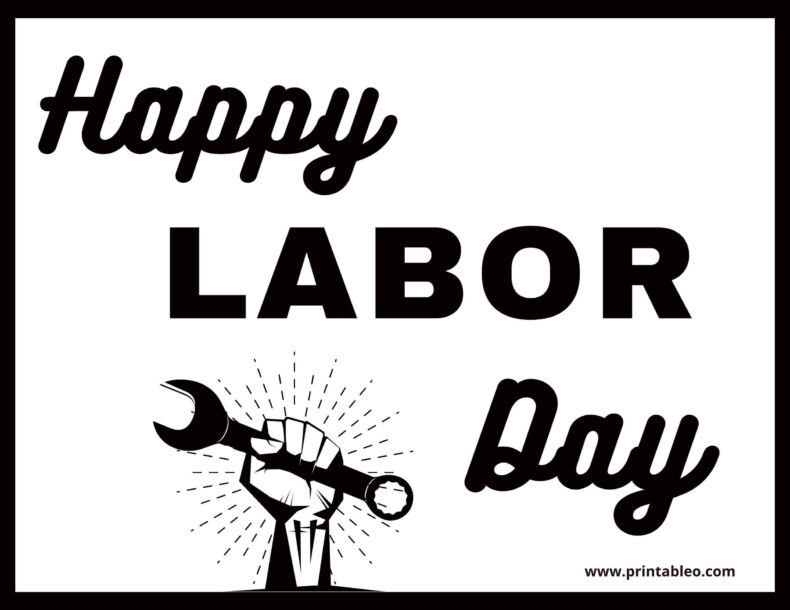 20+Printable Labor Day Signs |Open, Closed, Celebration Sign