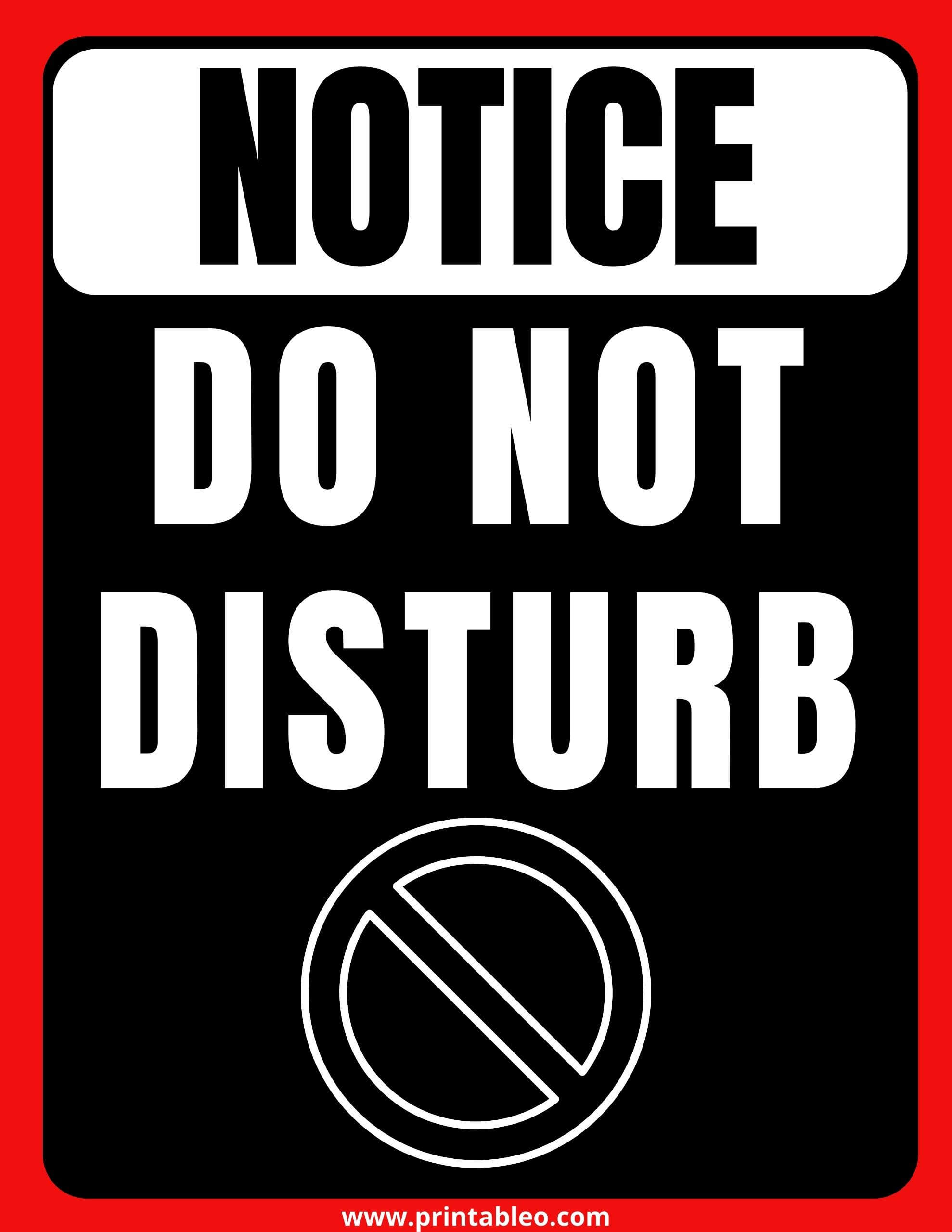 42 Printable Do Not Disturb Sign For Roomshotelsmeetings 3960