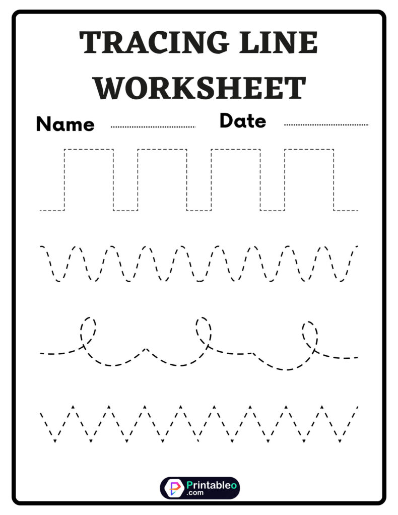20+ Tracing Line Worksheet | Download FREE Printable PDFs