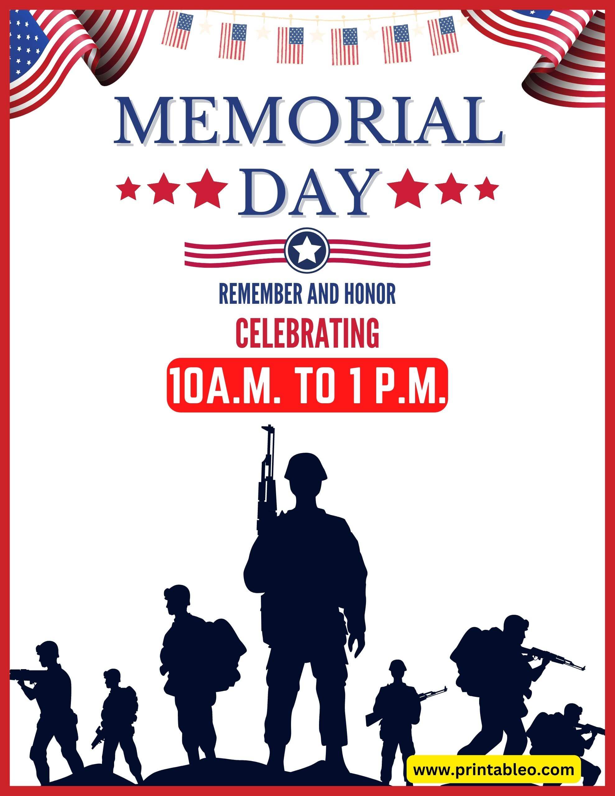 20+ Memorial Day Sign | Printable Open, Closed Signs