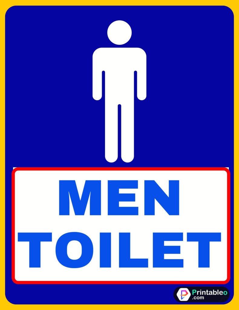 81 Restroom Bathroom Toilet Sign Printableo Com
