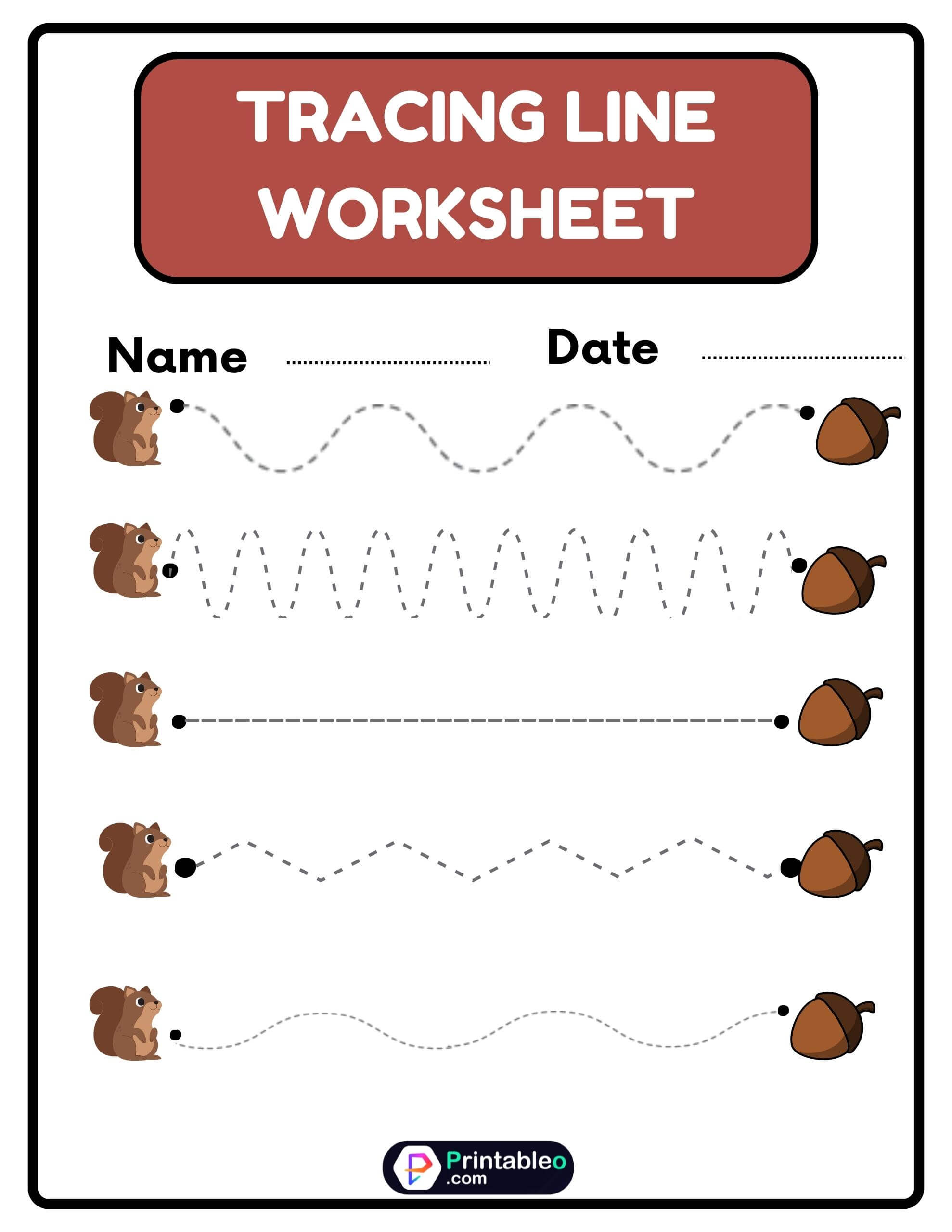 20+ Tracing Line Worksheet Download FREE Printable PDFs