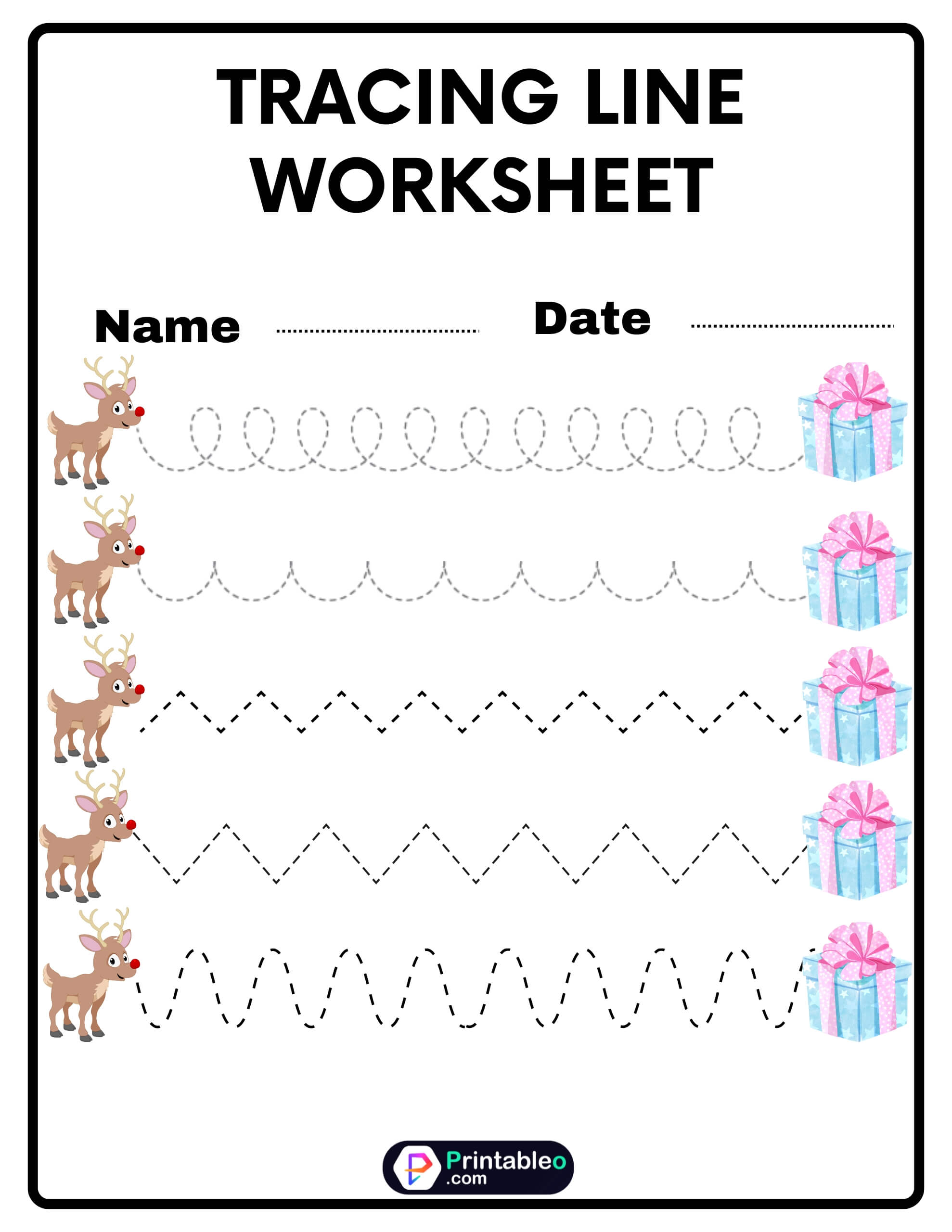 20 Tracing Line Worksheet Download - Tracing Lines Worksheets For 3 Year Olds PDF Download 