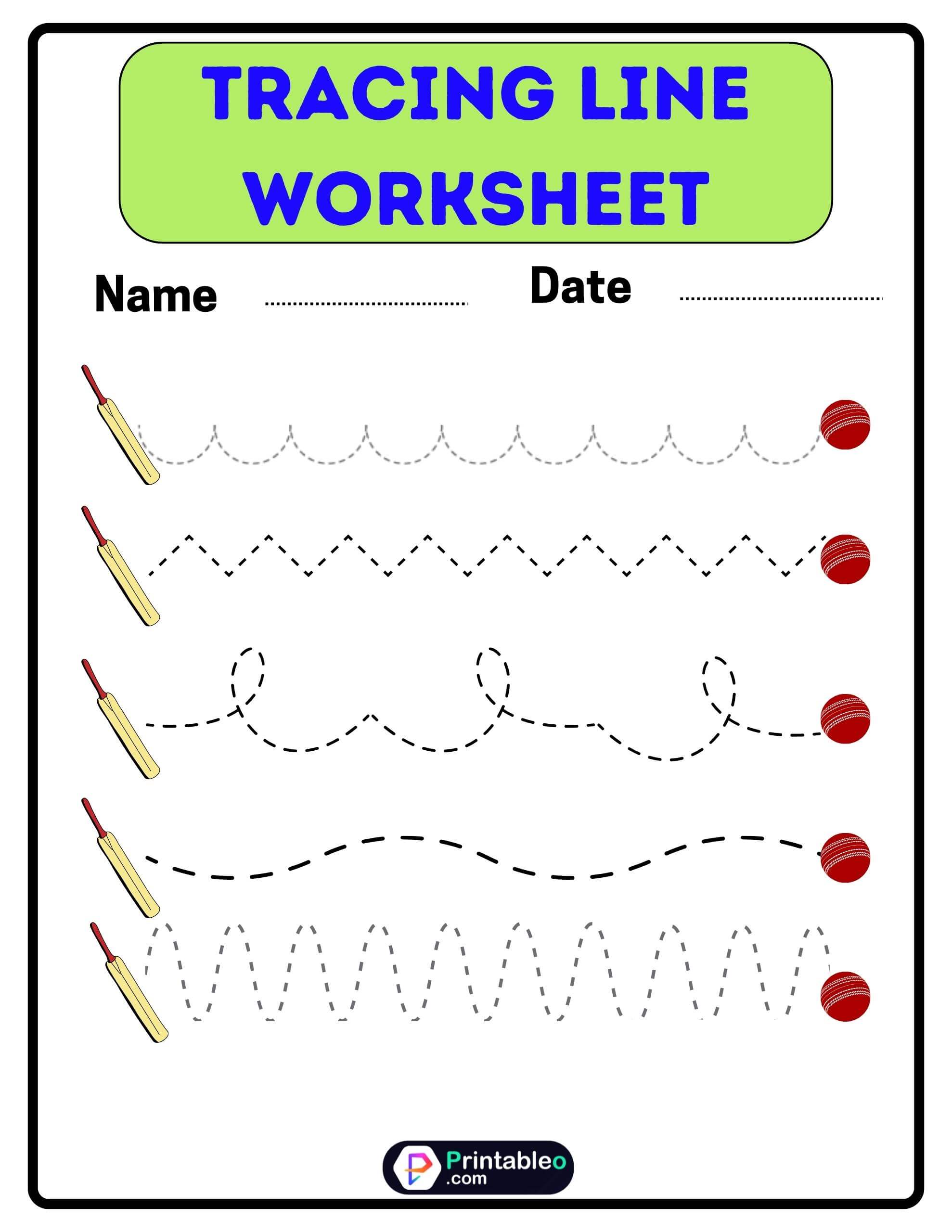 20+ Tracing Line Worksheet Download FREE Printable PDFs