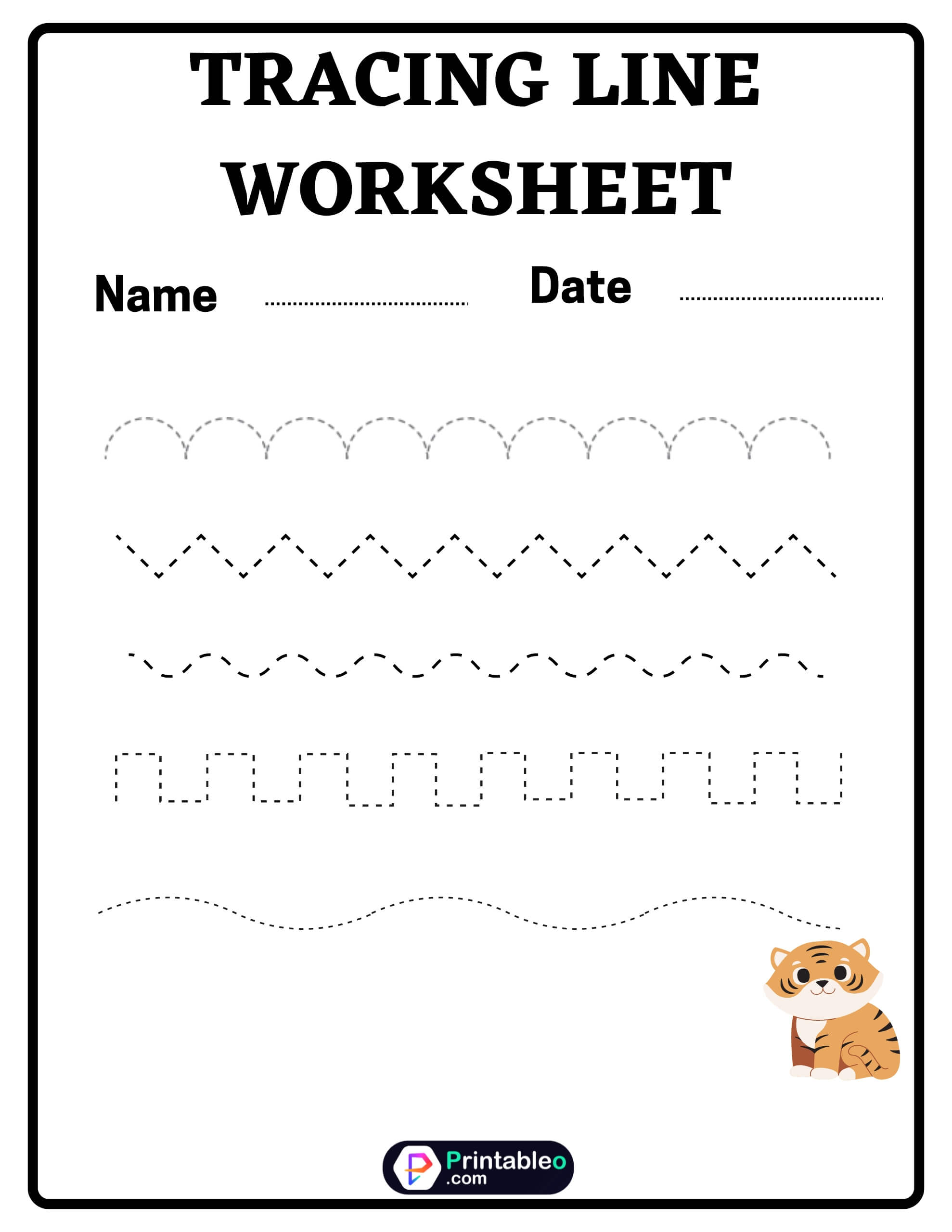 20 Tracing Line Worksheet Download FREE Printable PDFs