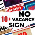 10+ No Vacancy Sign