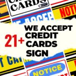 20+ We Accept Credit Cards Signs