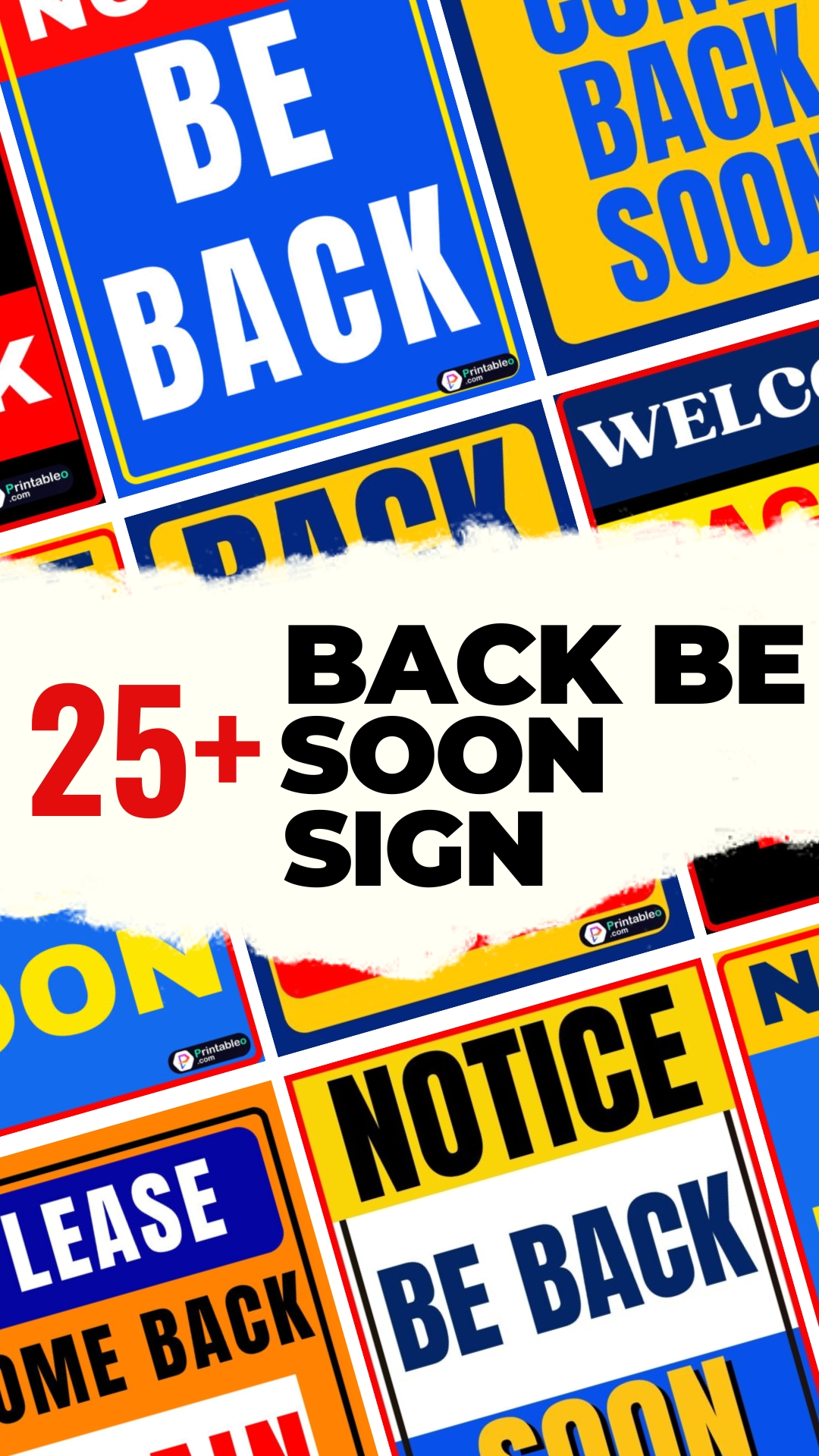 25 Printable Be Back Soon Sign Download FREE PDFs