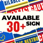 30+ Available sign
