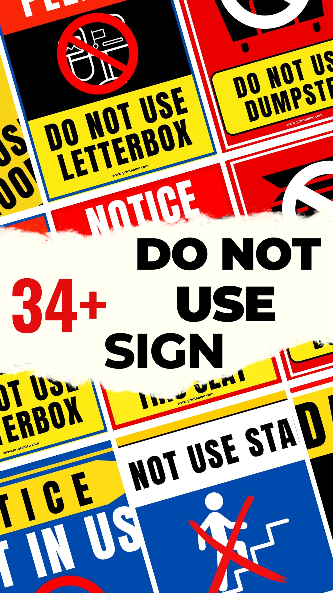 34+ Printable Do Not Use Signs | Download FREE PDFs