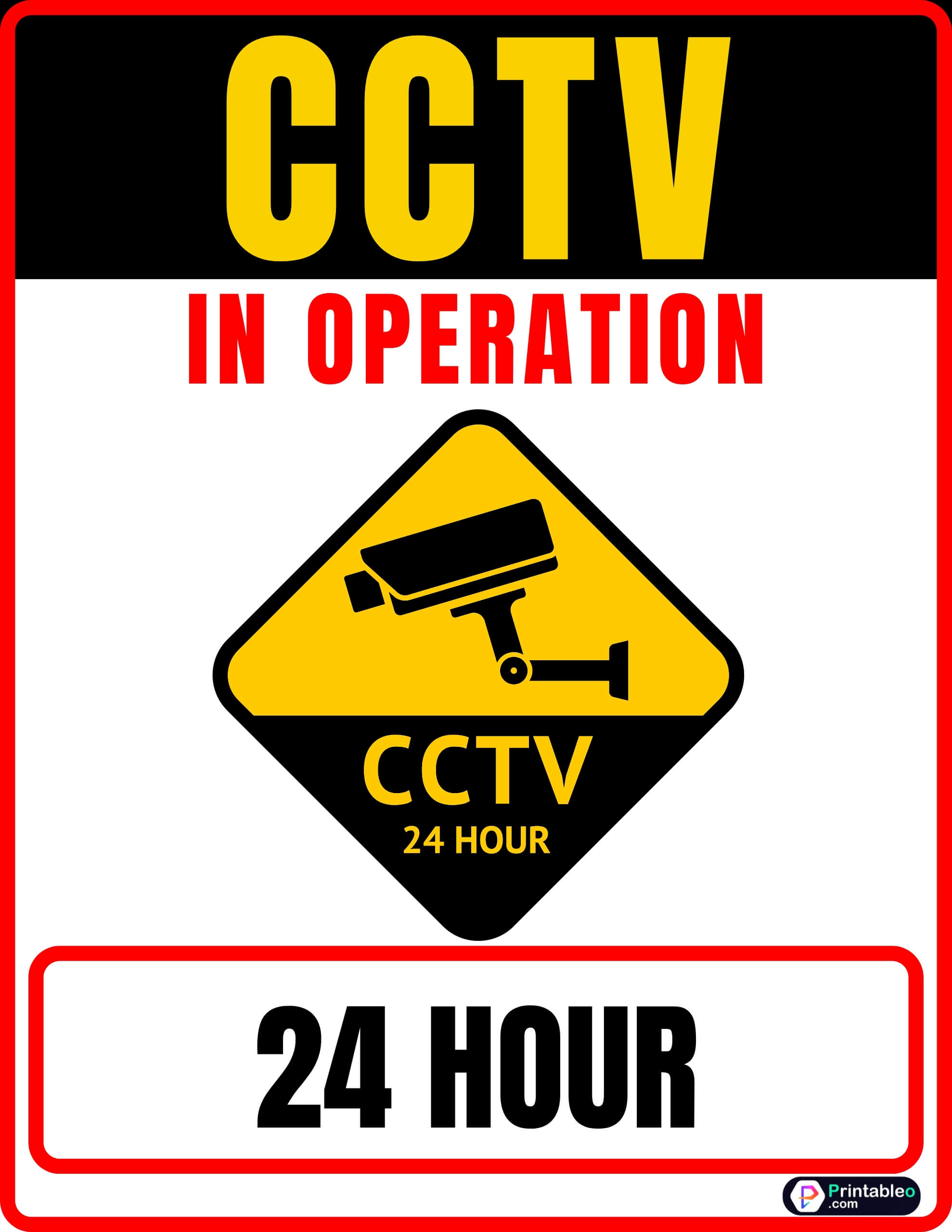 Free Printable Security Camera Signs Free Printable Security Camera Signs