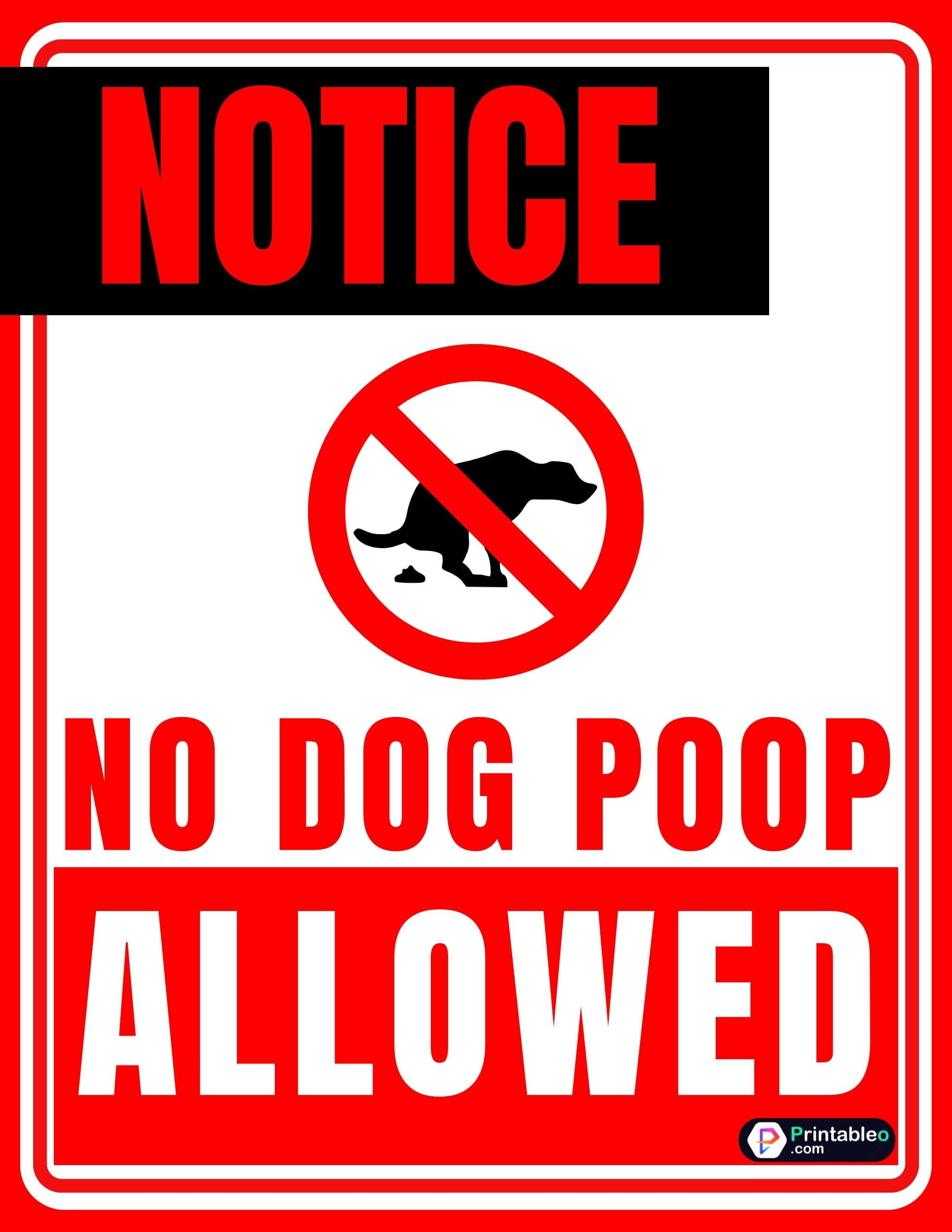 25+ No Dogs Allowed Sign | Download Printable PDFs