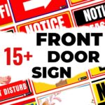 15+ Front Door Sign
